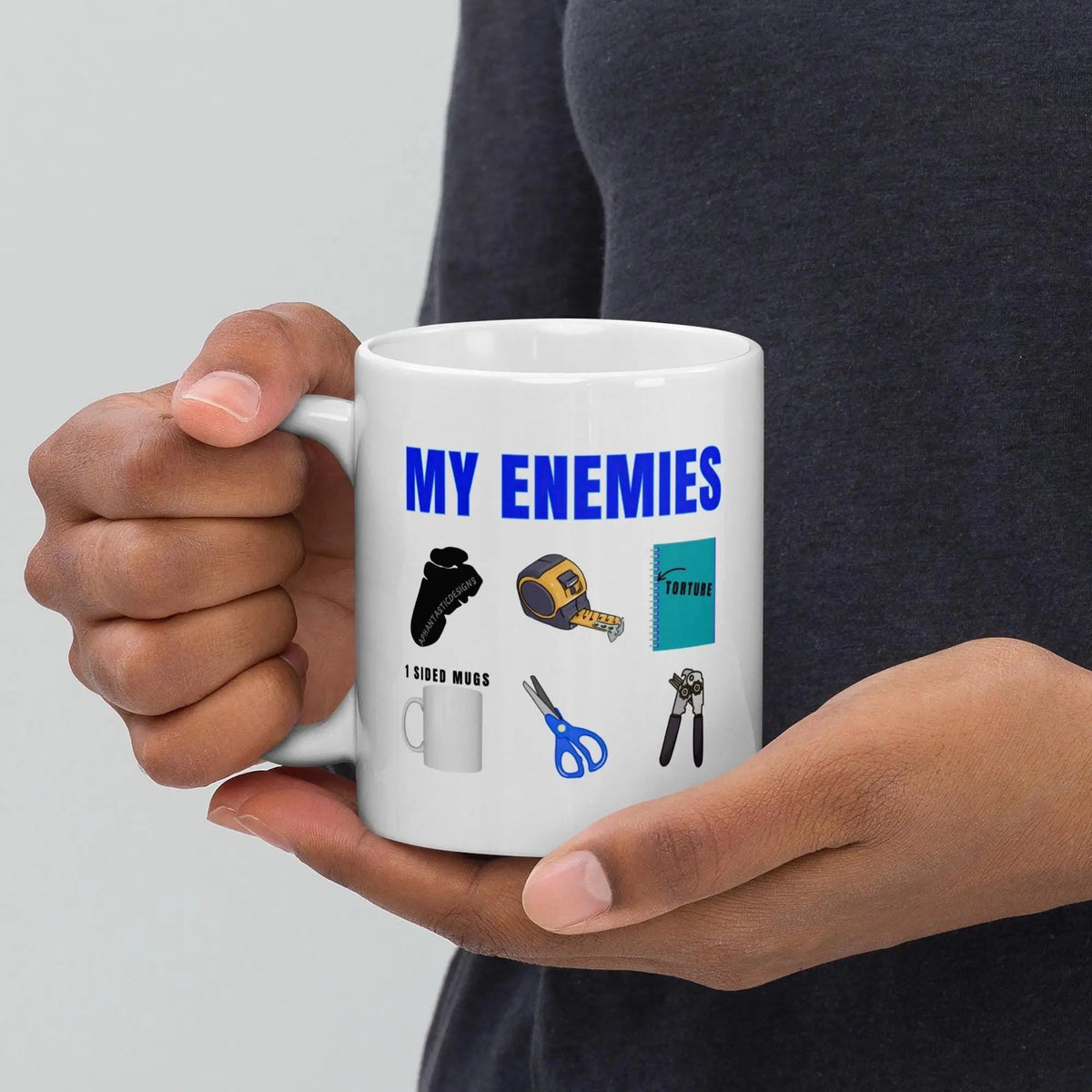 Left Handed Life Mug | Ceramic, Left Hand Friendly, & Dishwasher Safe - Aphantastic Designs
