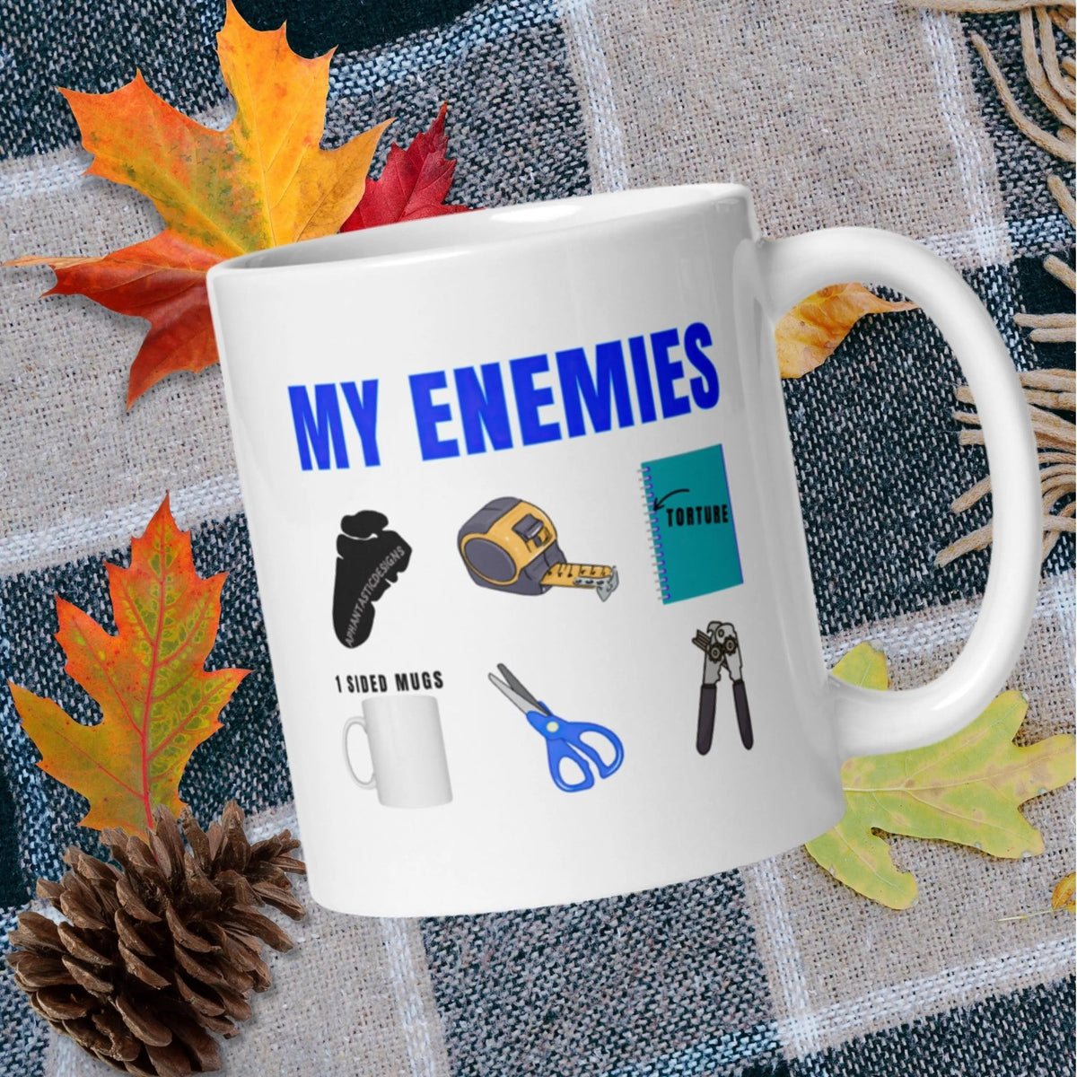 Left Handed Life Mug | Ceramic, Left Hand Friendly, & Dishwasher Safe - Aphantastic Designs