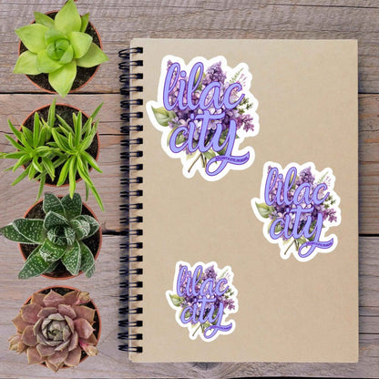 Lilac City Spokane Washington PNW Vinyl Sticker