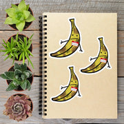 Meh Banana Vinyl Sticker - Aphantastic Designs