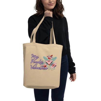 My Bloody Valentine Fibroid Hysterectomy Peroid Organic Cotton Tote Bag - Aphantastic Designs