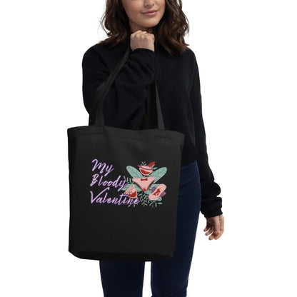 My Bloody Valentine Fibroid Hysterectomy Peroid Organic Cotton Tote Bag - Aphantastic Designs