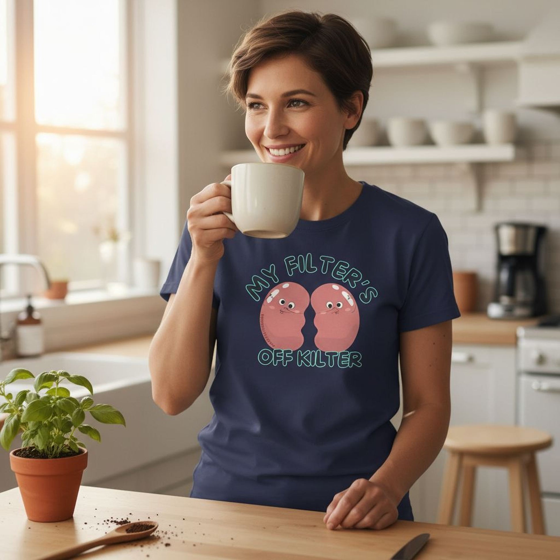 My Filters Off Kilter Kidney T-Shirt | Baby Toddler Adult - Aphantastic Designs