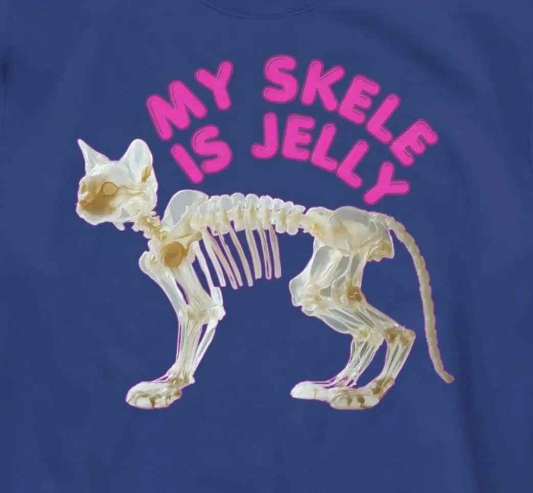 My Skele Is Jelly Cat Sweatshirt | Adult S–3XL