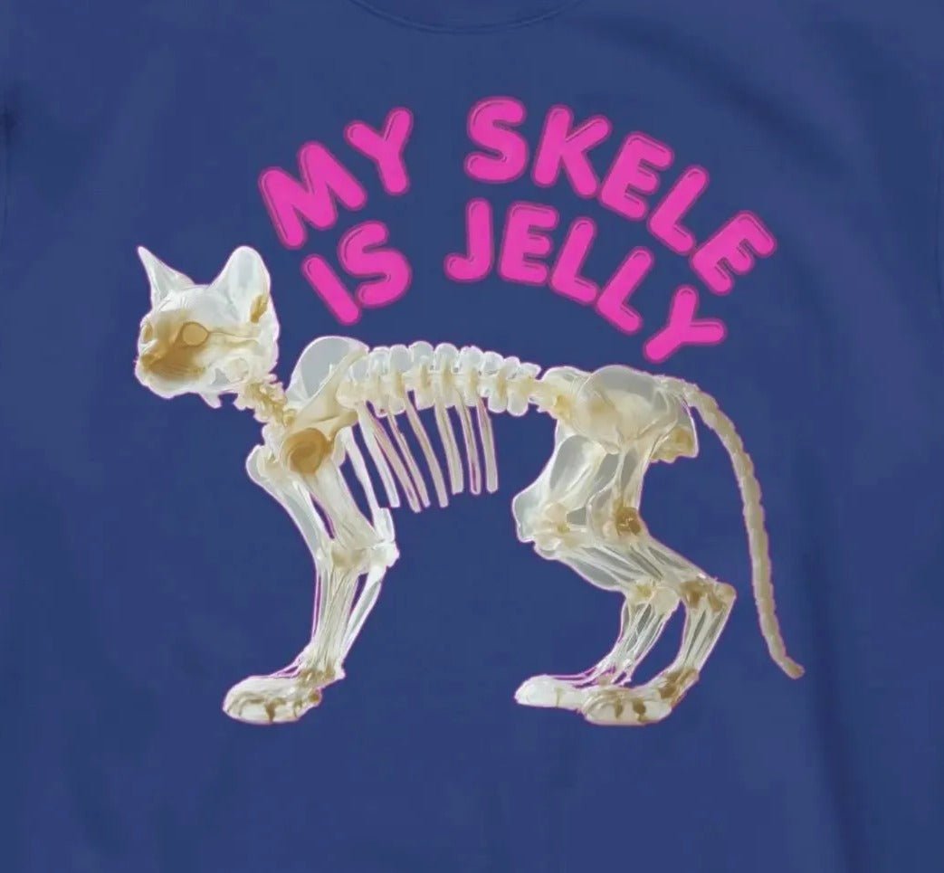 My Skele Is Jelly Cat Sweatshirt | Adult S–3XL - Aphantastic Designs
