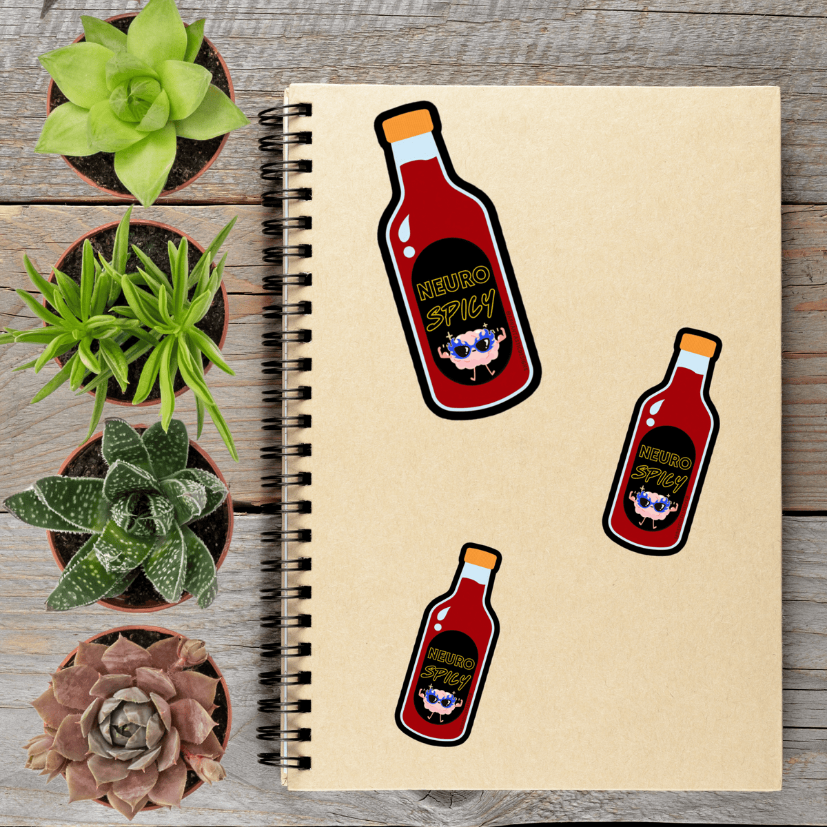 Neurospicy Vinyl Sticker - Aphantastic Designs