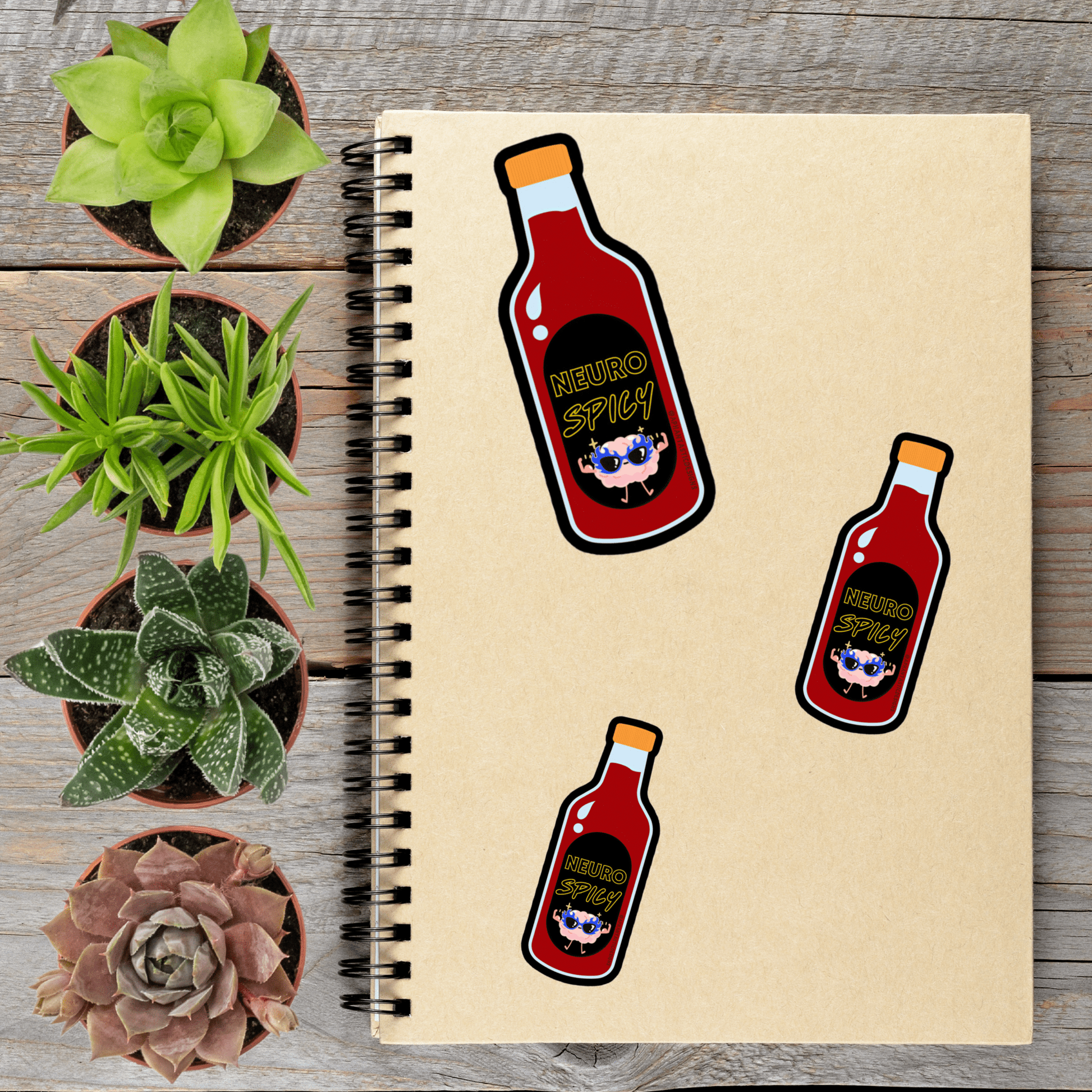 Neurospicy Vinyl Sticker - Aphantastic Designs