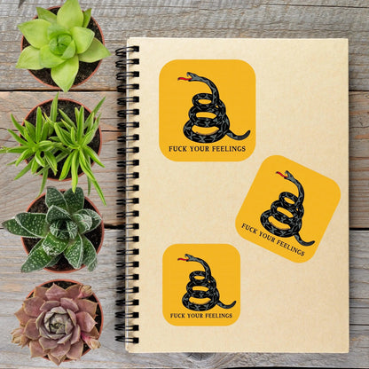 NSFW Dont Tread On Me Snake Anti Trump Political Protest Vinyl Sticker | LIMITED RUN - Aphantastic Designs