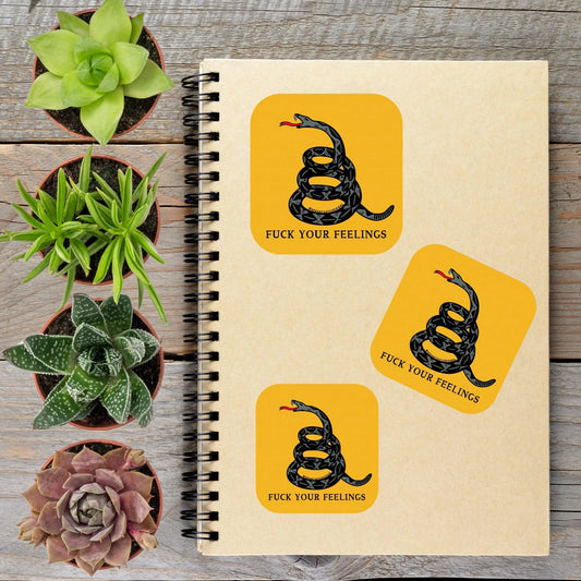 NSFW Dont Tread On Me Snake Anti Trump Political Protest Vinyl Sticker | LIMITED RUN - Aphantastic Designs