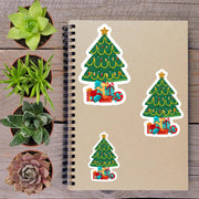 NSFW Naughty Inappropriate Christmas Tree Vinyl Sticker - Aphantastic Designs