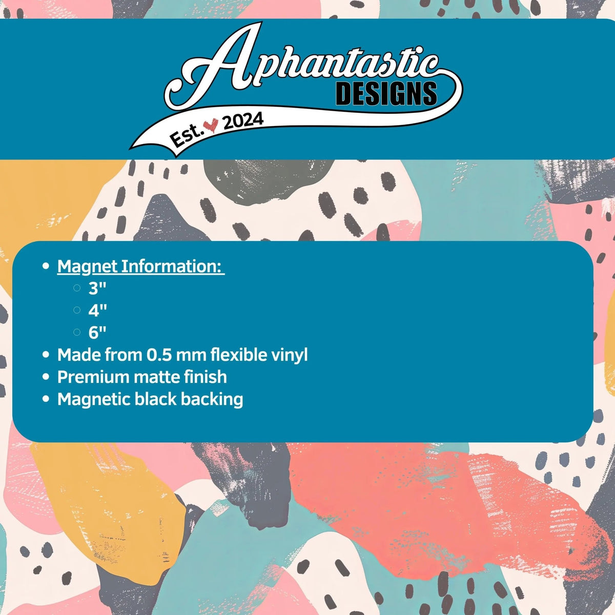 NSFW Funny Floral Magnet Rude Office Humor Retirement Gag Gift available in 3" | 4" | 6" Aphantastic Designs