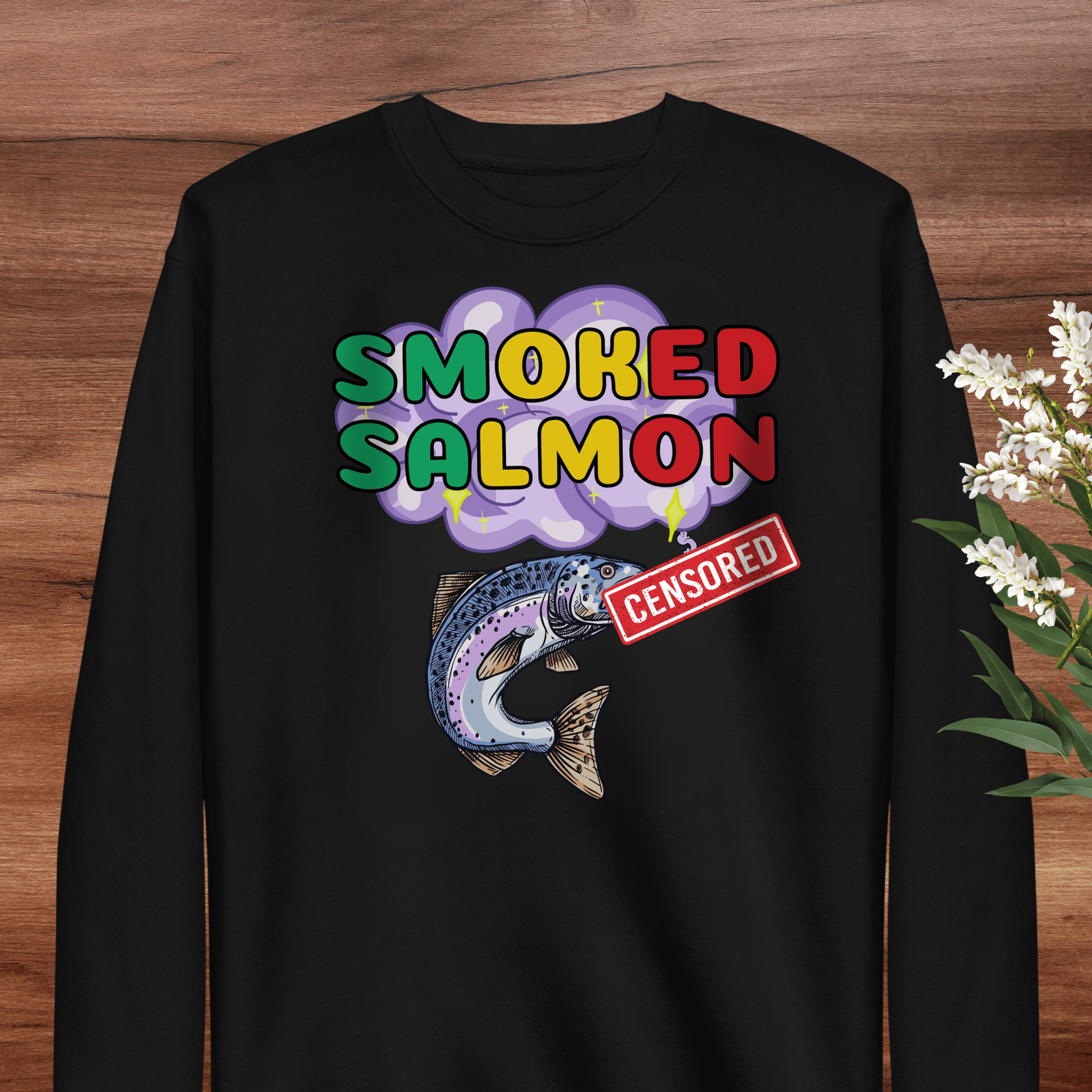 NSFW Smoked Salmon Sweatshirt | Adult S–3XL - Aphantastic Designs