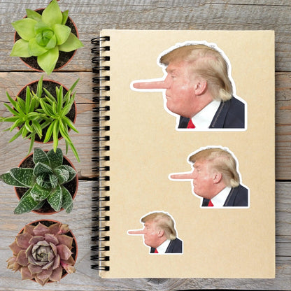 NSFW Trump Lies Political Protest Urinal Vinyl Sticker | LIMITED RUN - Aphantastic Designs