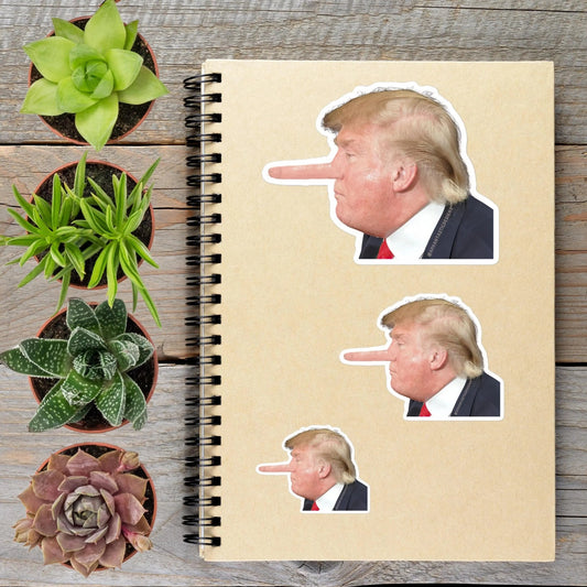 NSFW Trump Lies Political Protest Urinal Vinyl Sticker | LIMITED RUN - Aphantastic Designs