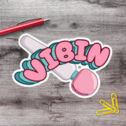 NSFW Vibin Vinyl Sticker - Aphantastic Designs