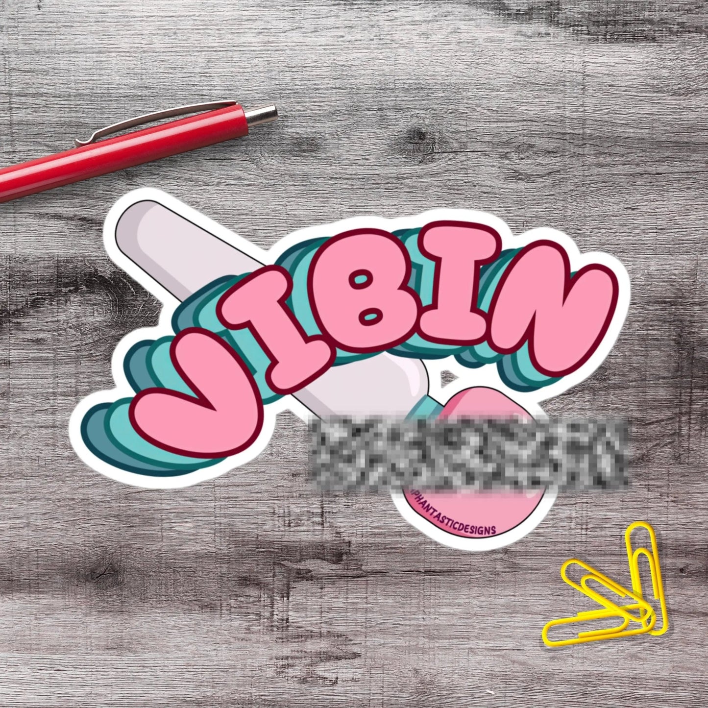 NSFW Vibin Vinyl Sticker - Aphantastic Designs