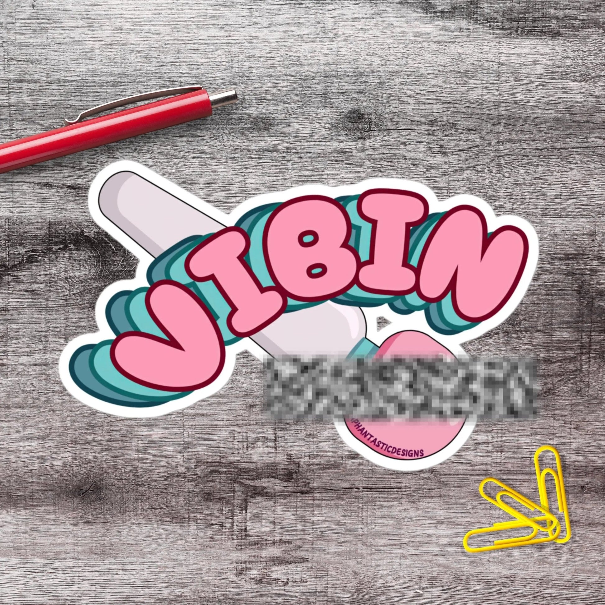 NSFW Vibin Vinyl Sticker - Aphantastic Designs