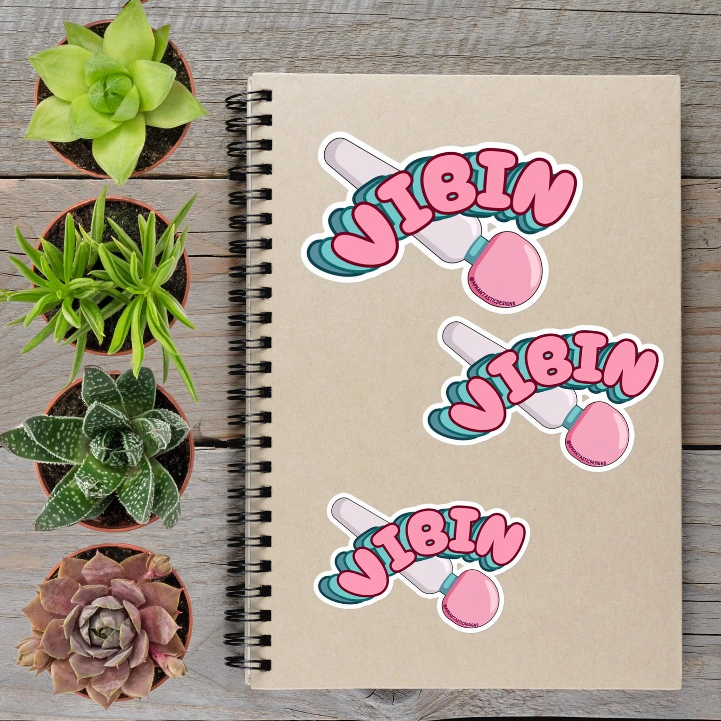 NSFW Vibin Vinyl Sticker - Aphantastic Designs