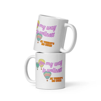 The image is a promotional graphic for a company called "Aphantastic Designs". It features a black sweatshirt with a cat design, a water bottle with stickers, and a plant in a white pot. The text above the image reads "I've tested multiple vendors to find the best premium products around!"