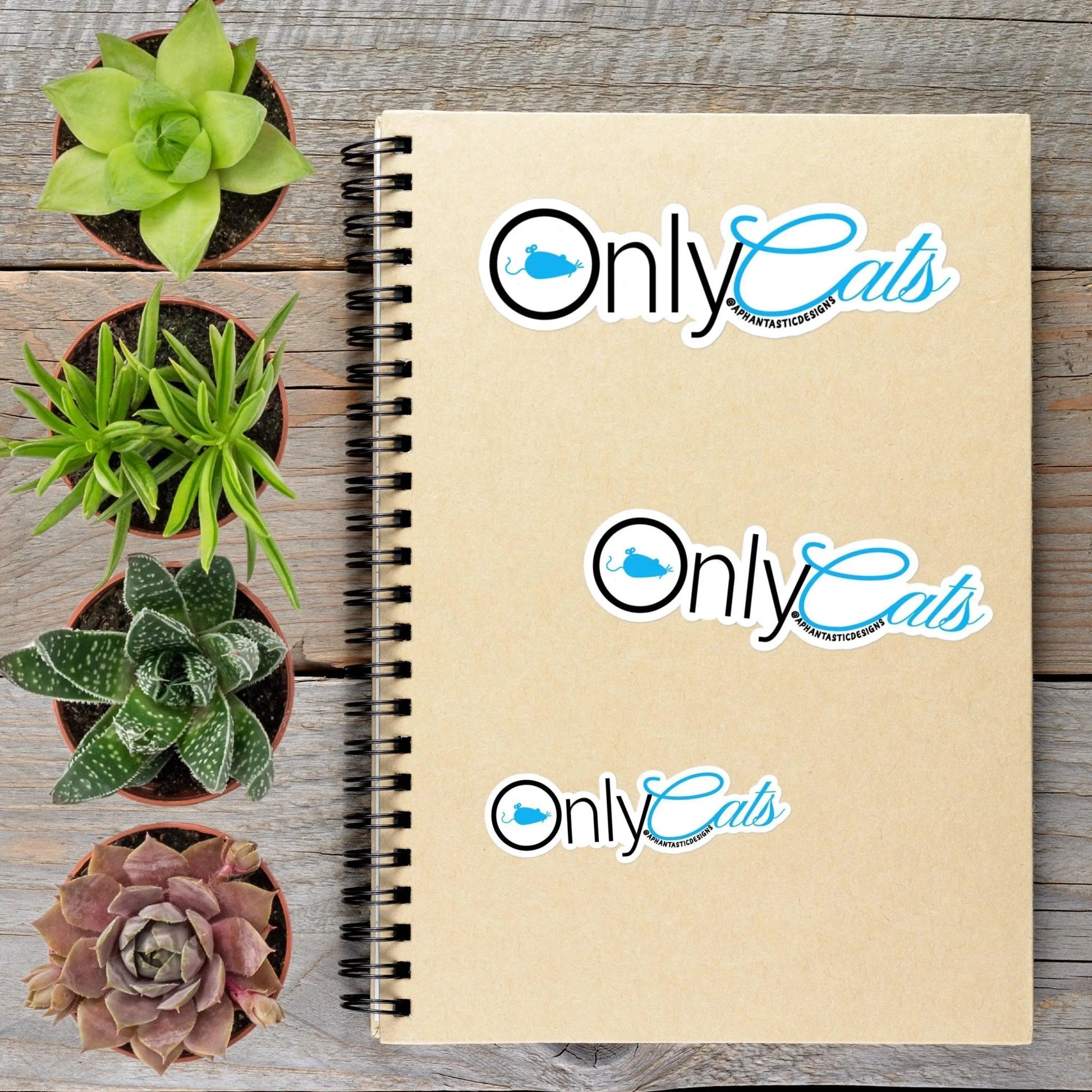 Only Cats Vinyl Sticker - Aphantastic Designs