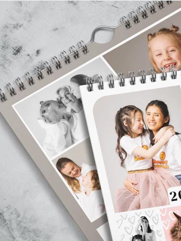 Personalized Wall Calendar 2026 - Custom Family or Pet Photos - Aphantastic Designs