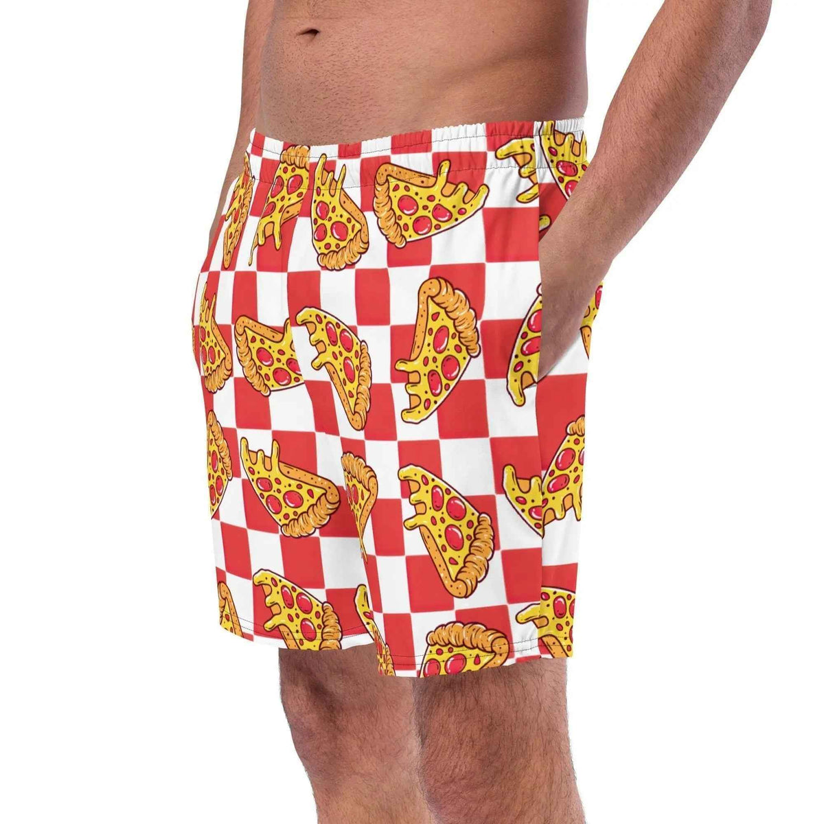 Pizza Swim Trunks with Pockets