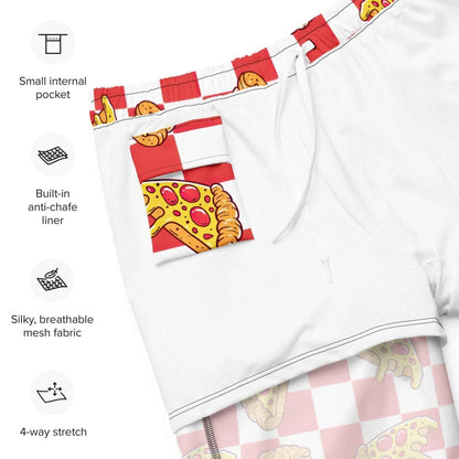 Pizza Swim Trunks with Pockets