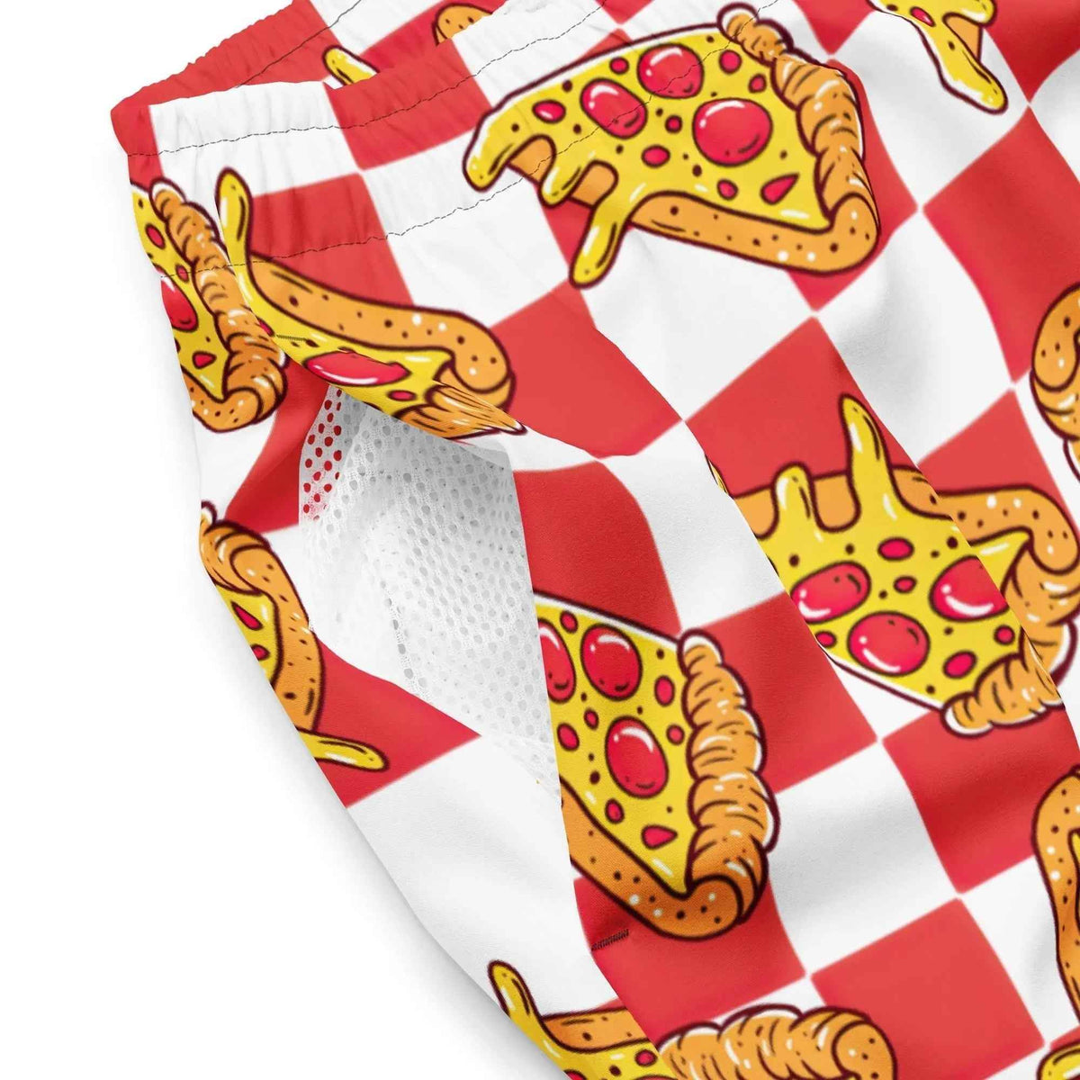 Pizza Swim Trunks with Pockets