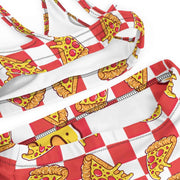 Pizza Bikini Swimsuit Set | High Waisted/String