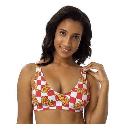 Pizza Bikini Swimsuit Top | Sport/String