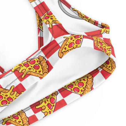 Pizza Bikini Swimsuit Top | Sport/String