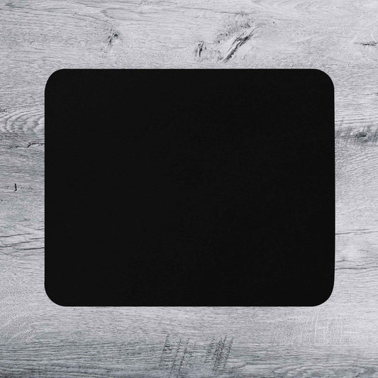 Plain Solid Black Play Mat Gaming Mouse Pad Deskmat | 4 SIZES