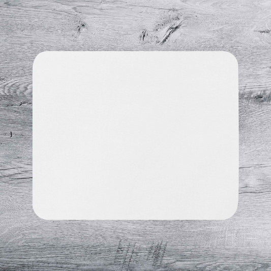 Plain Solid White Play Mat Gaming Mouse Pad Deskmat | 4 SIZES