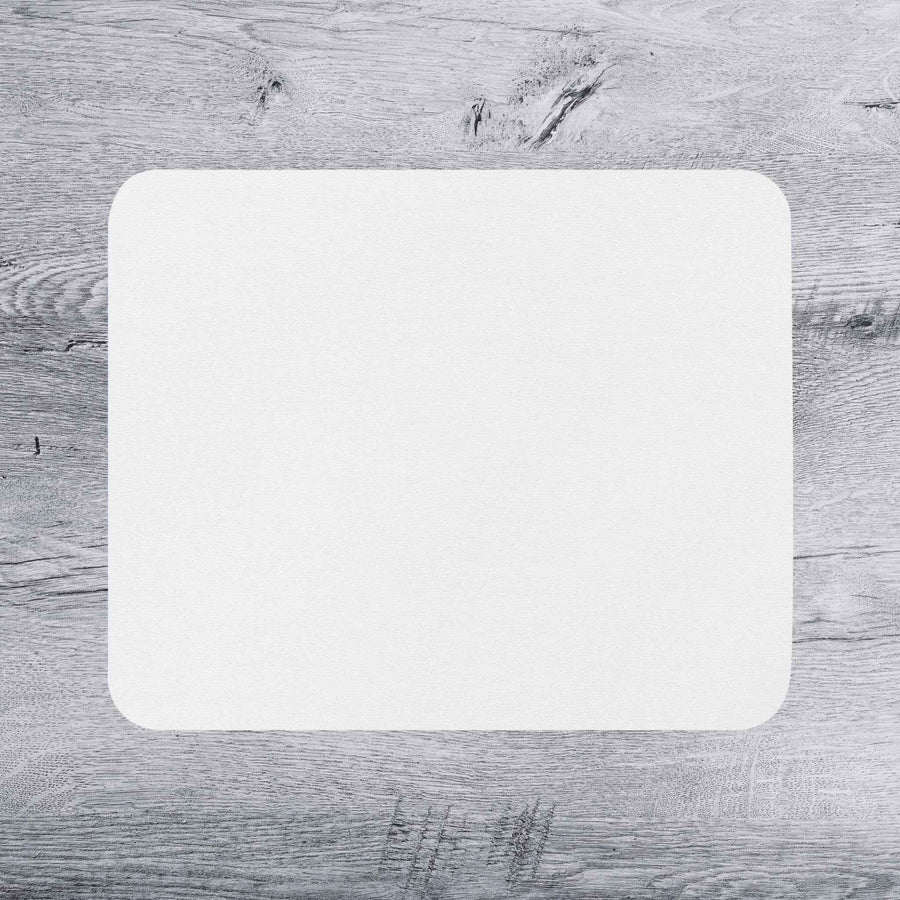 Plain Solid White Play Mat Gaming Mouse Pad Deskmat | 4 SIZES