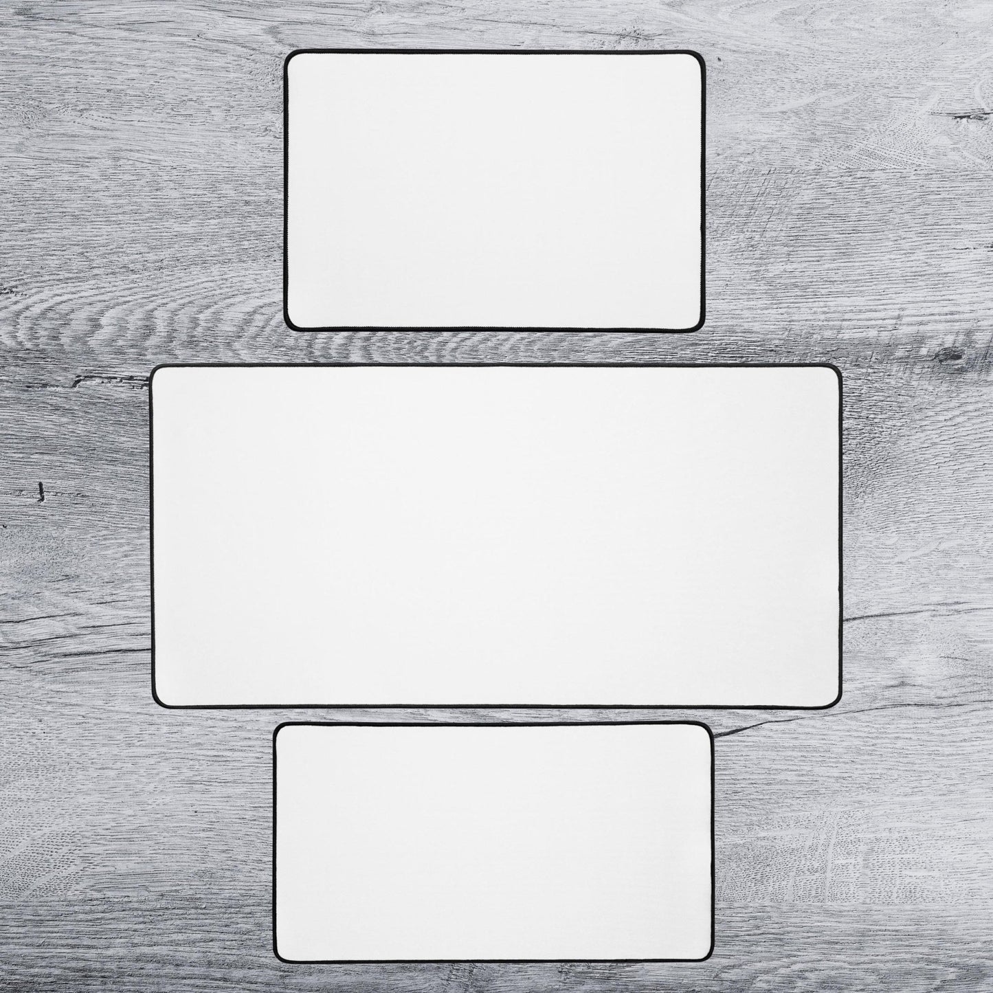 Plain White Play Mat Playmat Mouse Pad Deskmat | 4 SIZES - Aphantastic Designs