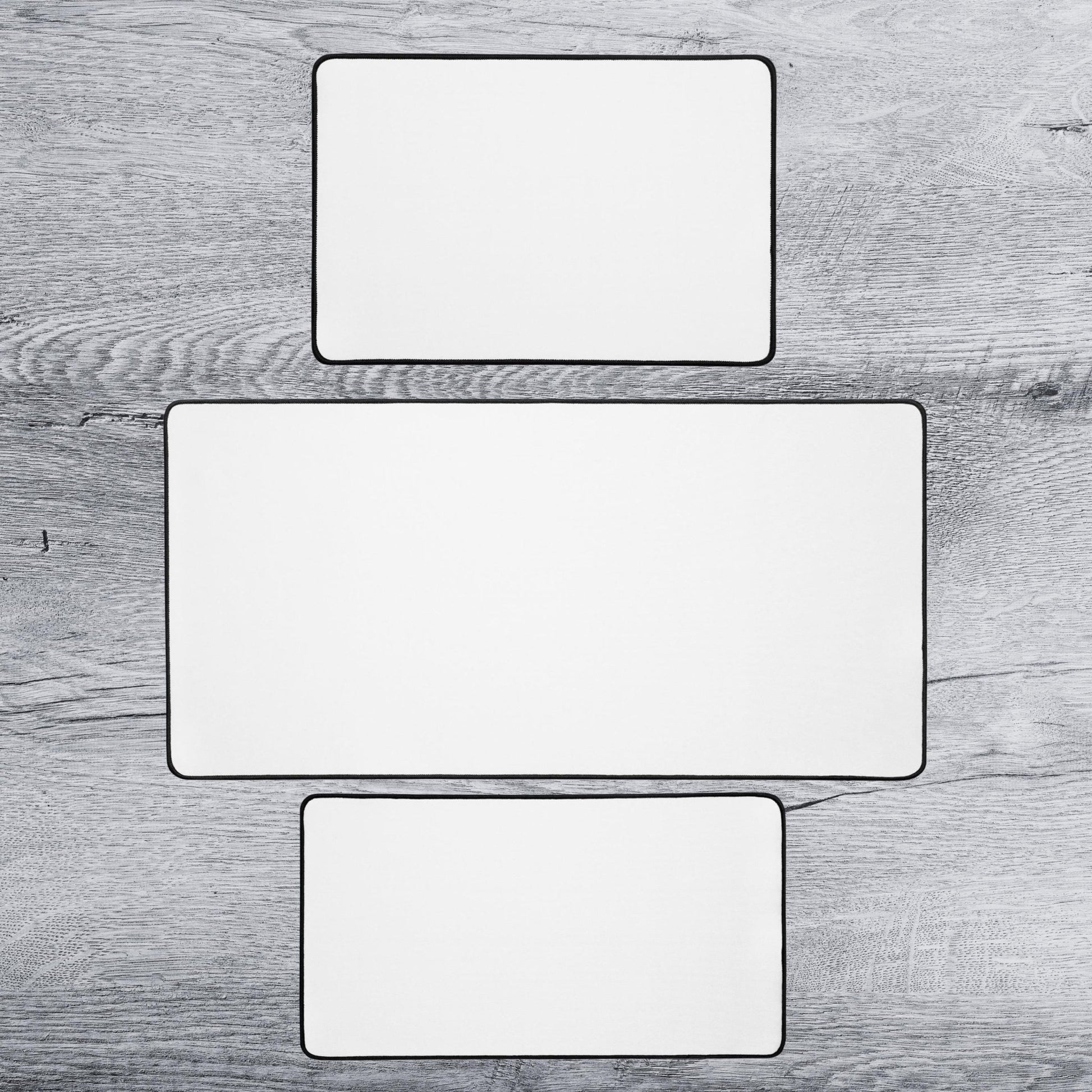 Plain White Play Mat Playmat Mouse Pad Deskmat | 4 SIZES - Aphantastic Designs