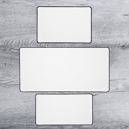 Plain White Play Mat Playmat Mouse Pad Deskmat | 4 SIZES - Aphantastic Designs