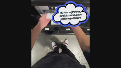 Stay Salty Whale Mug | Ceramic, Left Hand Friendly, & Dishwasher Safe