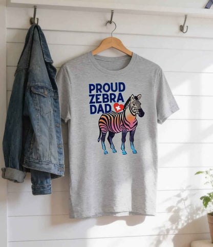 Proud Zebra Mom Dad T-Shirt