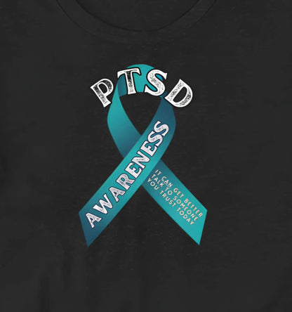 PTSD Awareness Ribbon T-Shirt | Baby Toddler Adult - Aphantastic Designs