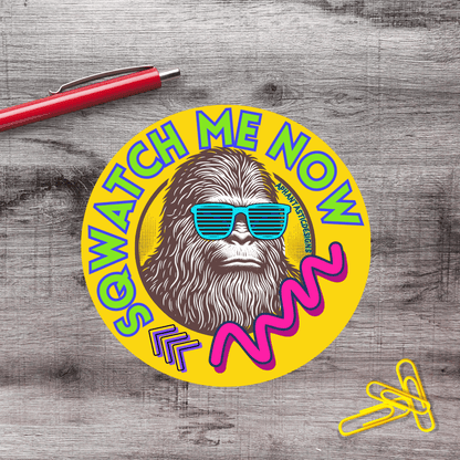 Rad Bigfoot PNW Sasquatch Vinyl Sticker - Aphantastic Designs