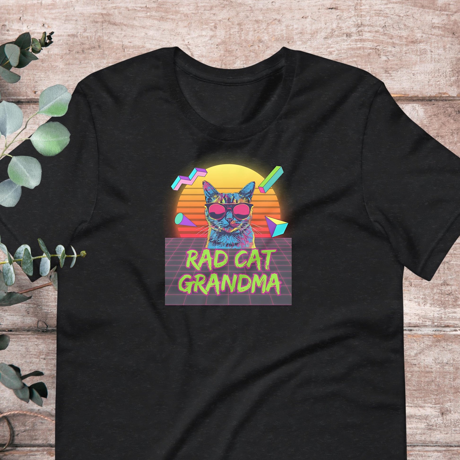Rad Cat Grandma T-Shirt - Aphantastic Designs