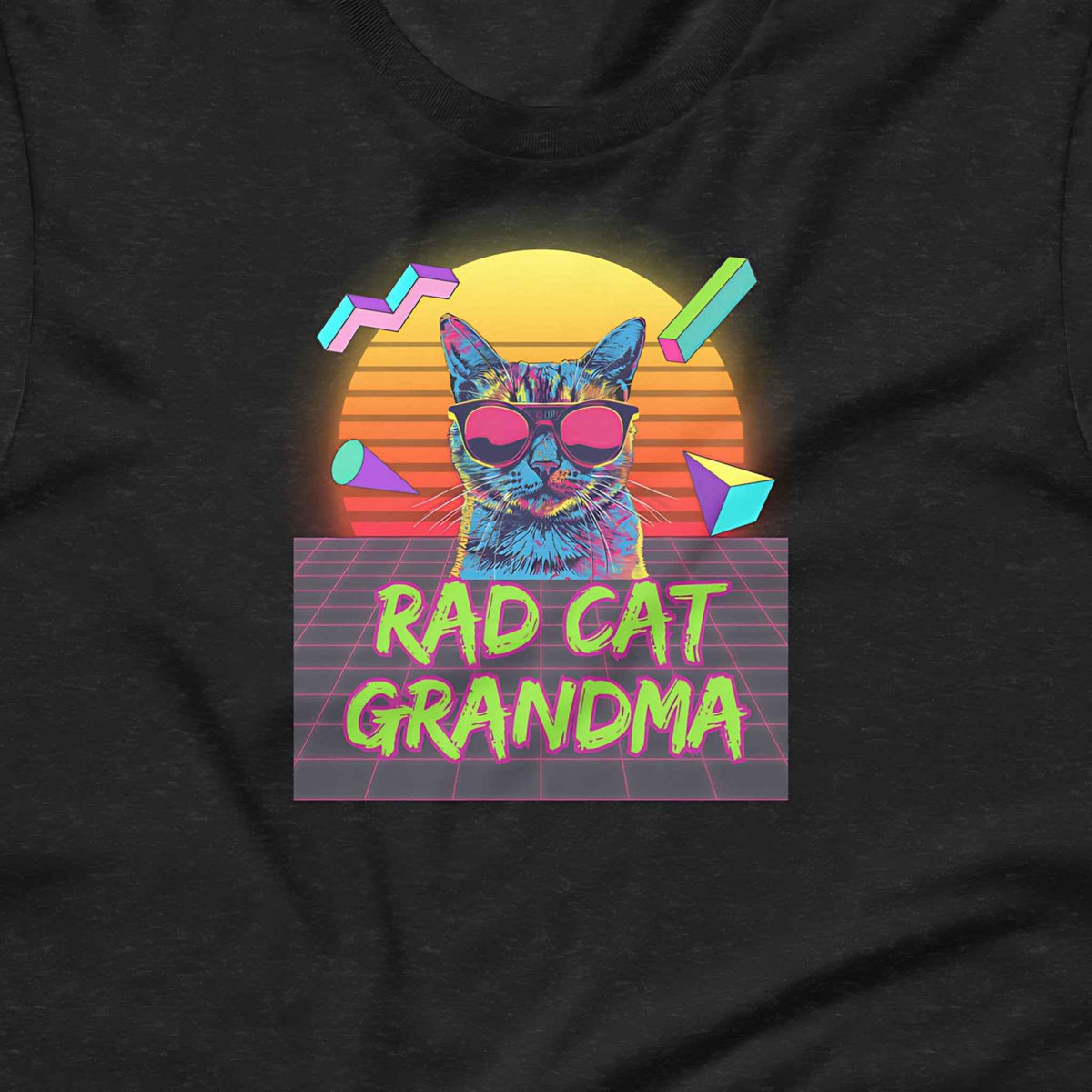 Rad Cat Grandma T-Shirt
