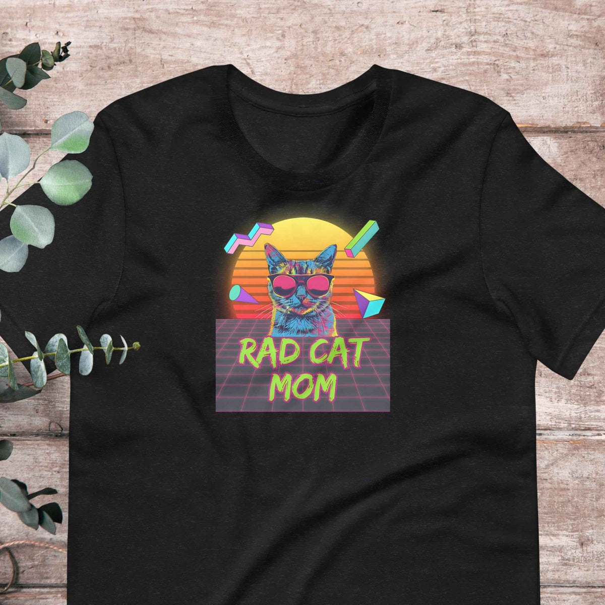 Rad Cat Mom T-Shirt