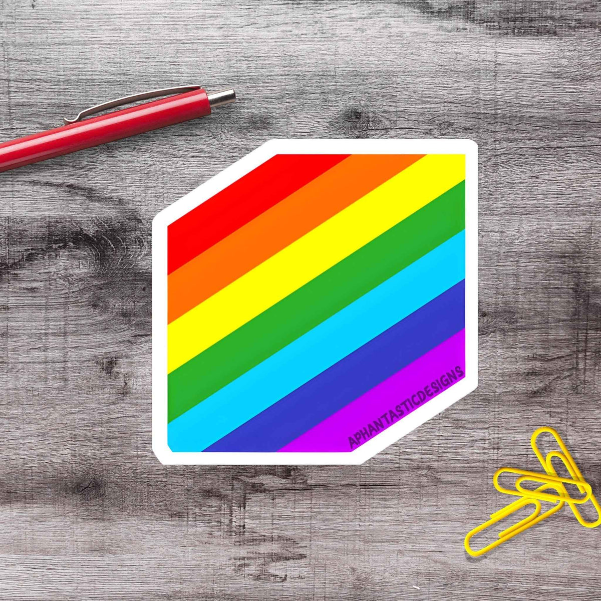 Rainbow Vinyl Sticker