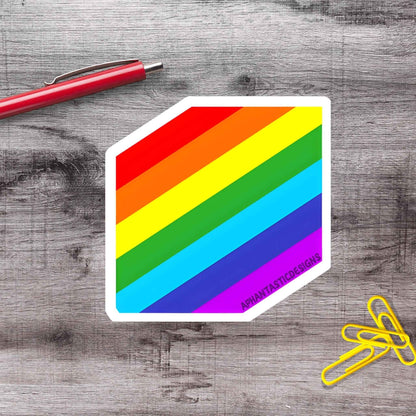 Rainbow Vinyl Sticker