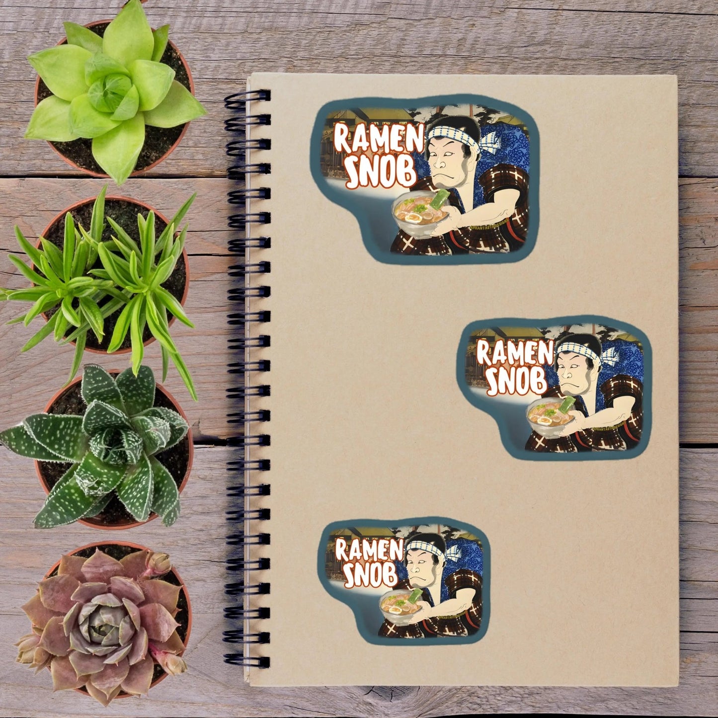Ramen Snob Vinyl Sticker - Aphantastic Designs