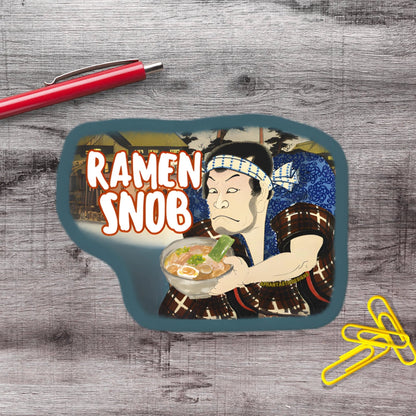 Ramen Snob Vinyl Sticker - Aphantastic Designs
