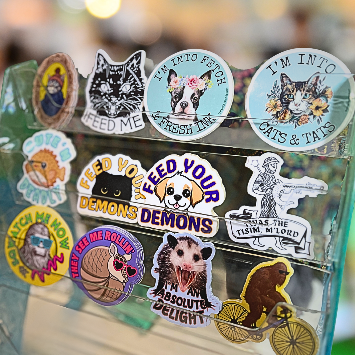 Random 2" & 3" Vinyl Sticker Mystery Packs - Aphantastic Designs