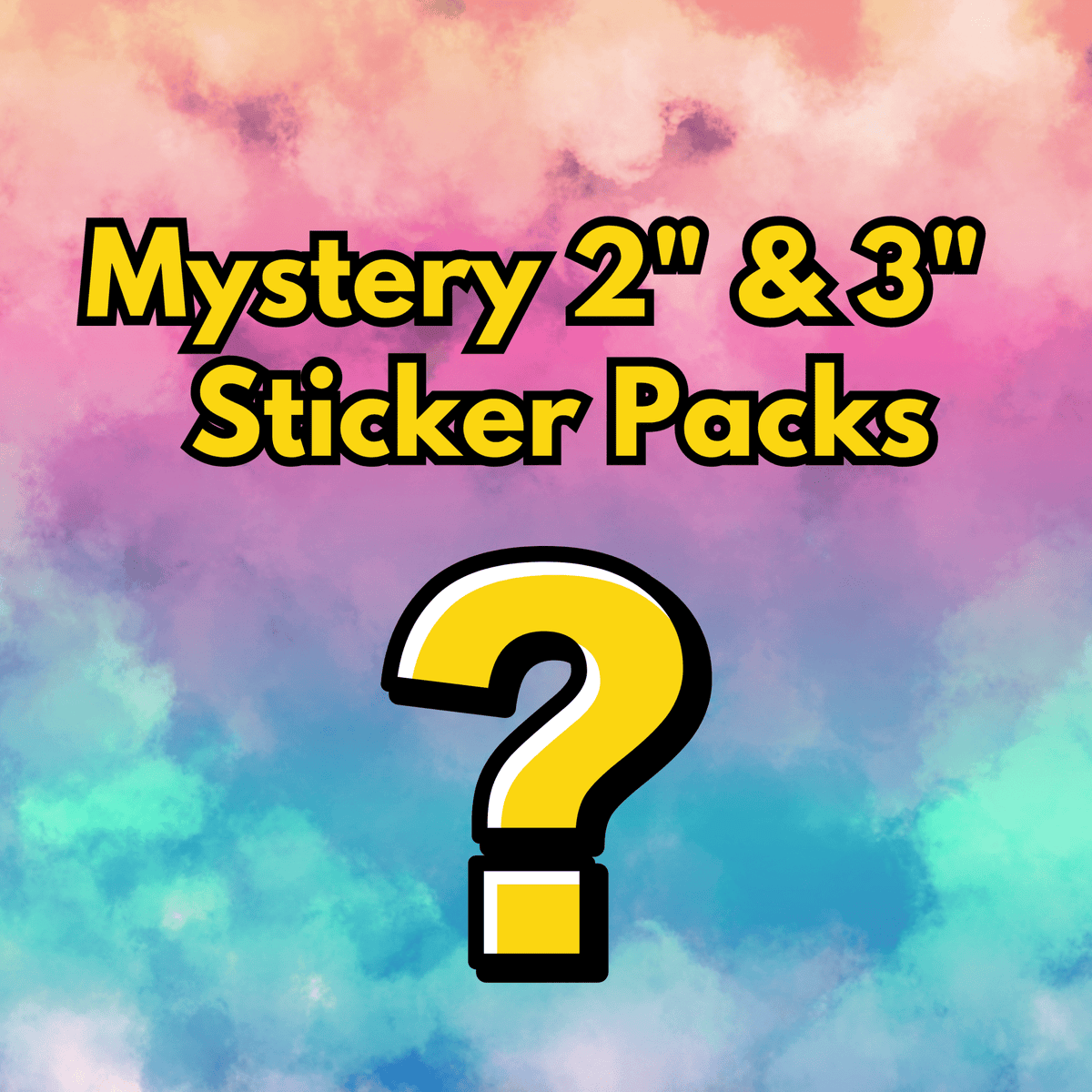 Random 2" & 3" Vinyl Sticker Mystery Packs - Aphantastic Designs